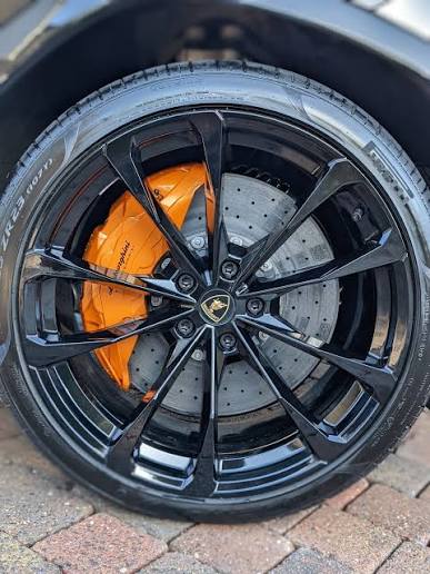 Brake caliper customisation work 3